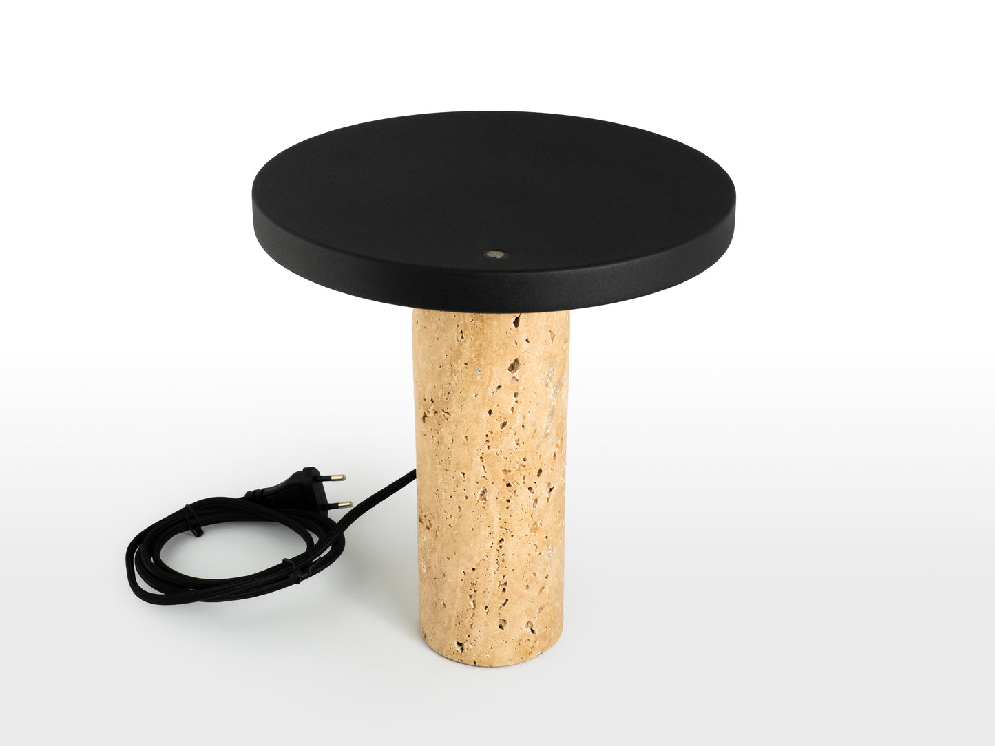 LÁMPARA DE MESA TRAVERTINO NATURAL