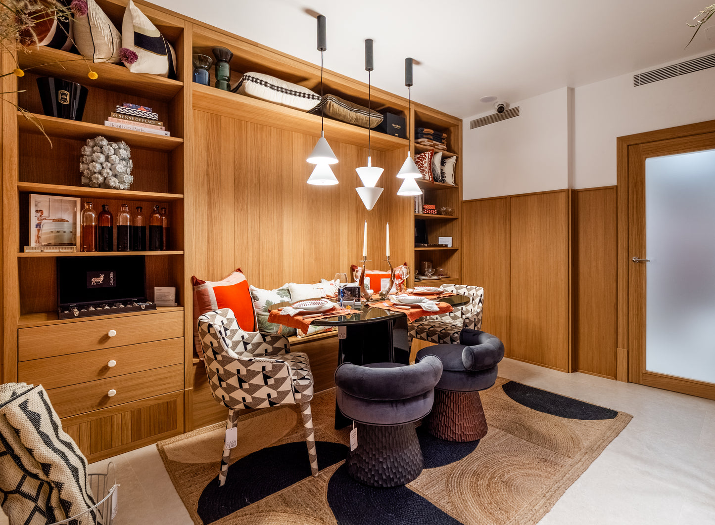 MESA COMEDOR VERDE INGLES