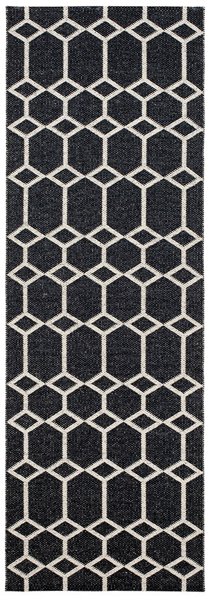ALFOMBRA INGRID NEGRO 70X300