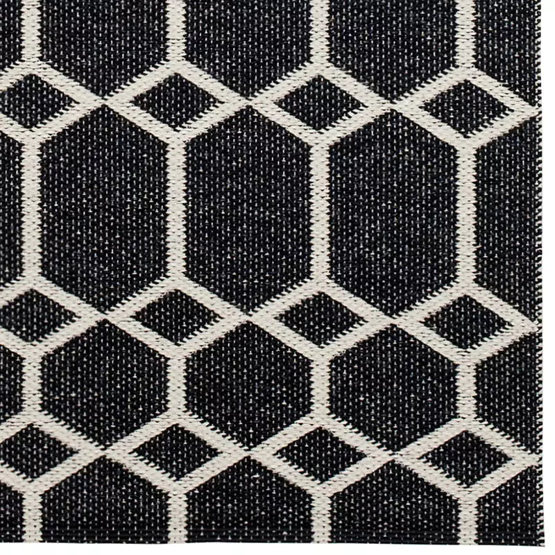 ALFOMBRA INGRID NEGRO 70X250