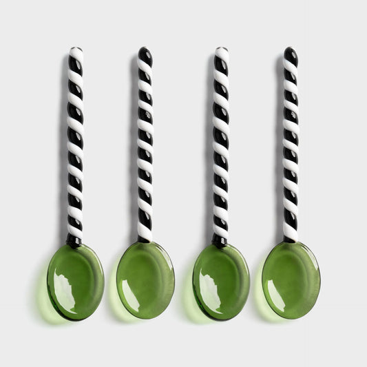 CUCHARAS DUET VERDES (SET X4)