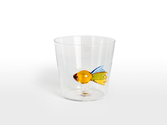 VASO CORTO PEZ COLORES