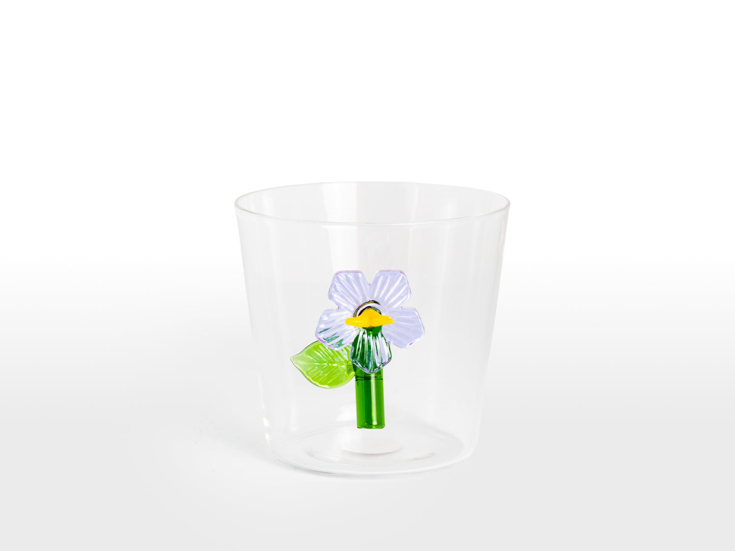 VASO CORTO FLOR LILA