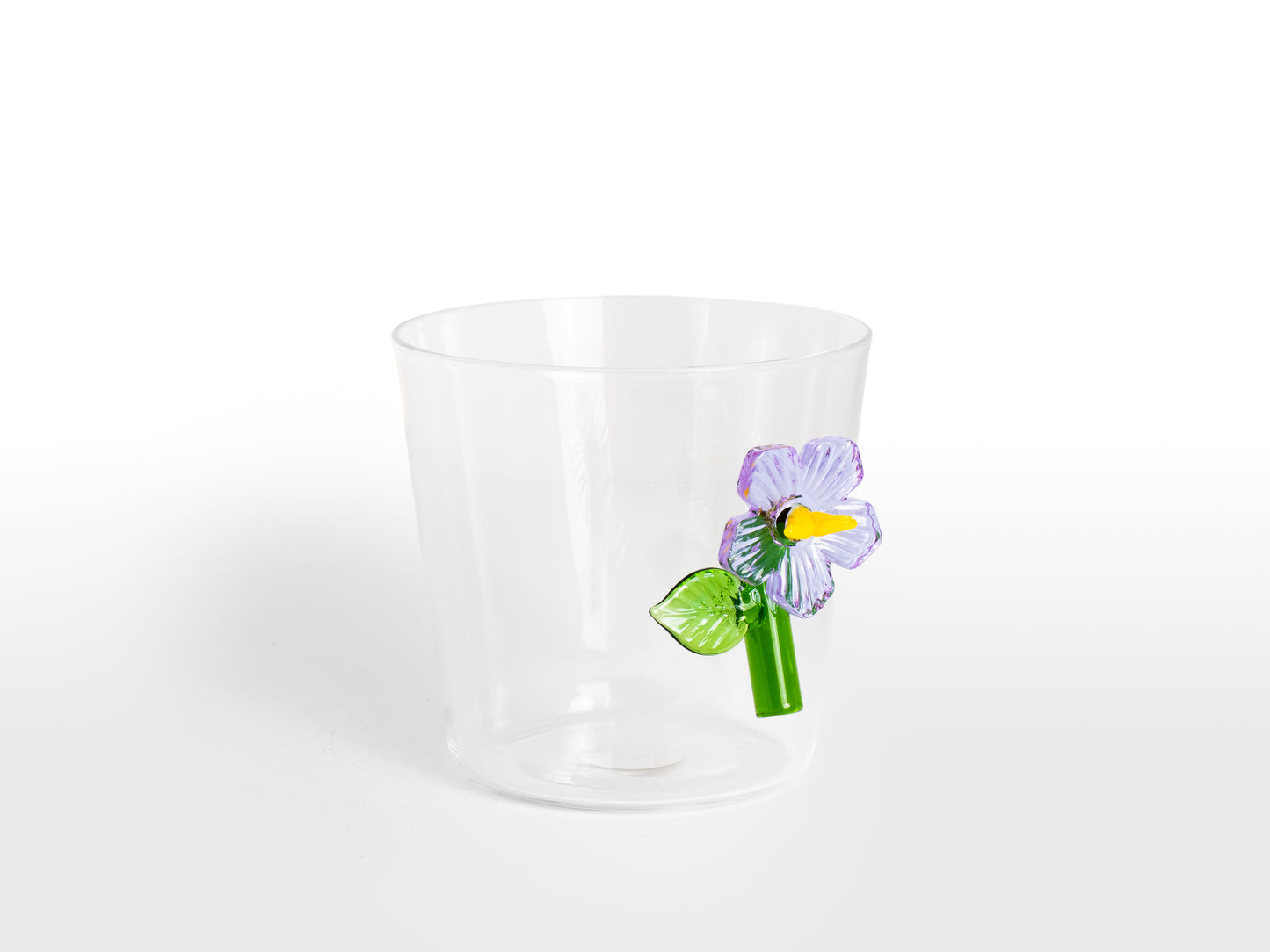 VASO CORTO FLOR LILA