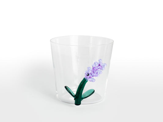 VASO CORTO LAVENDER FLOWER
