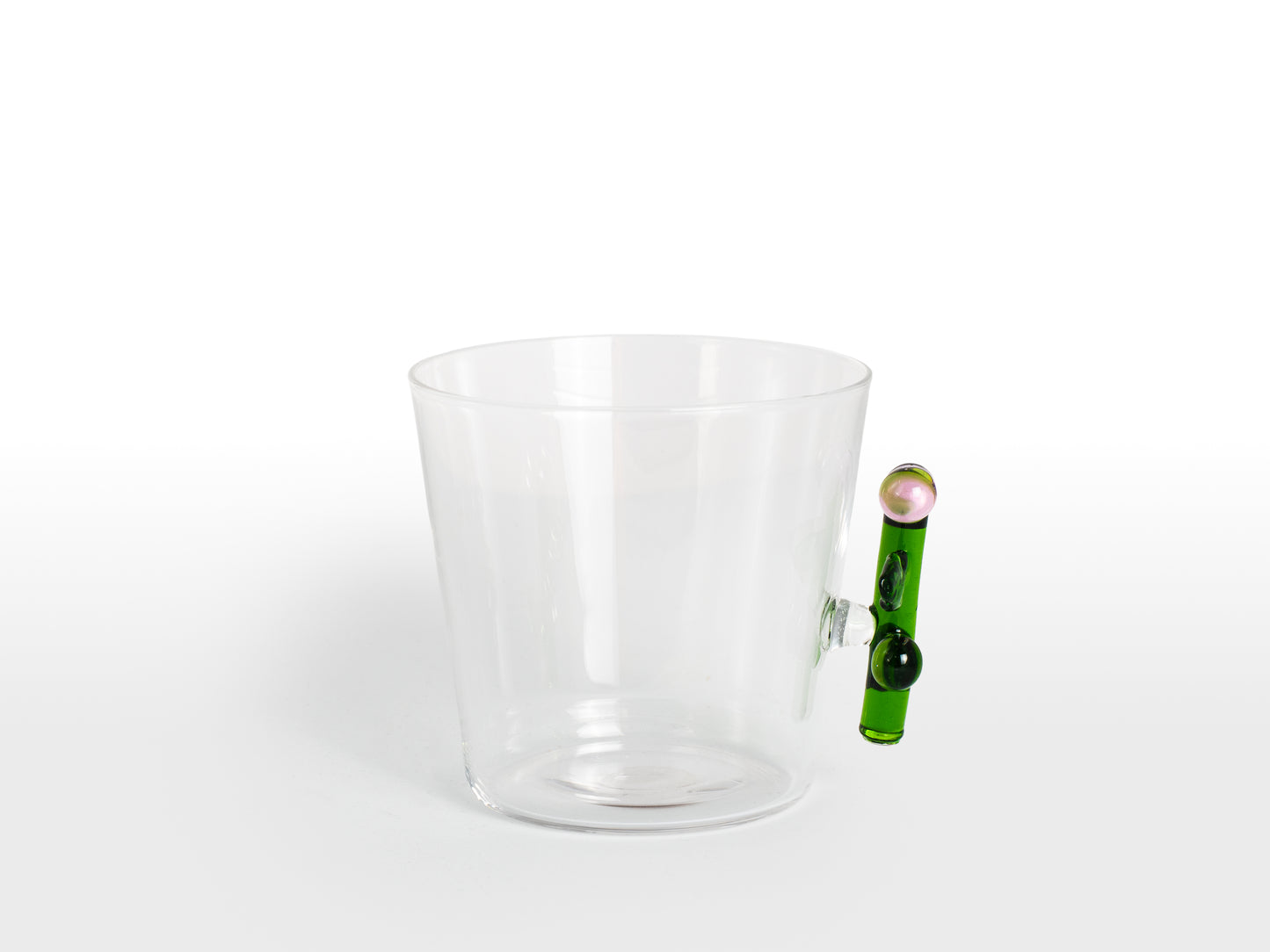 VASO CORTO FLOR ROSA