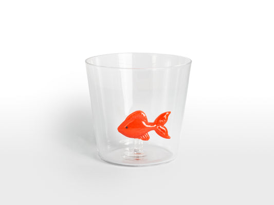 VASO CORTO RED FISH