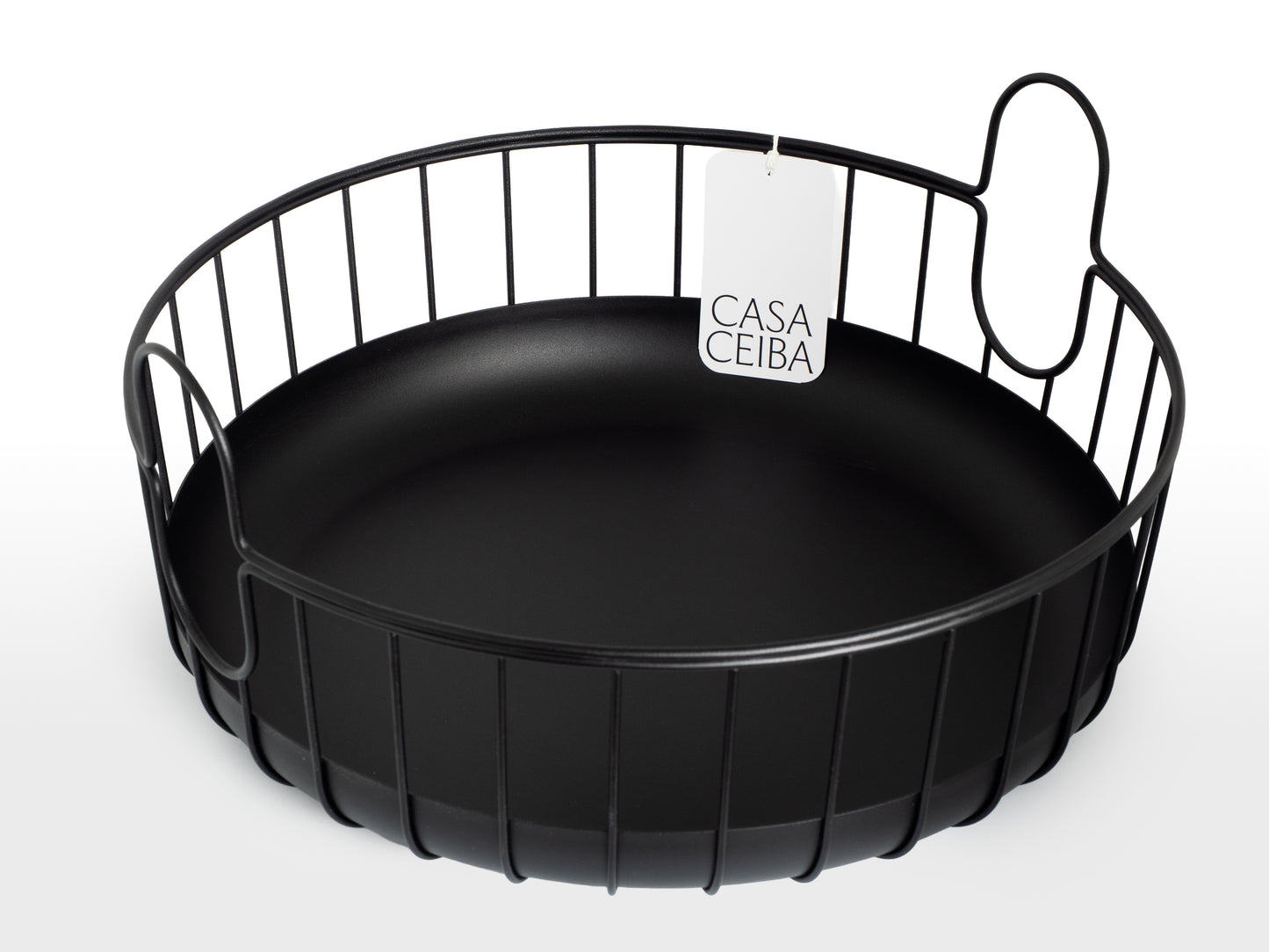 CESTA BAJA INU NEGRA - 38X18cm
