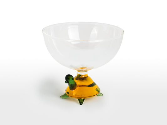 BOWL AMBER TURTLE