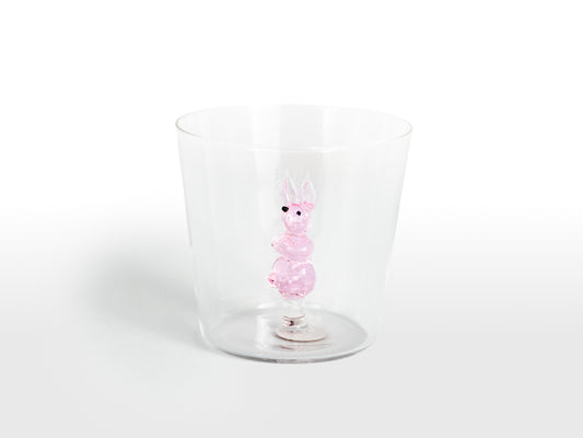 VASO CORTO CONEJO ROSA