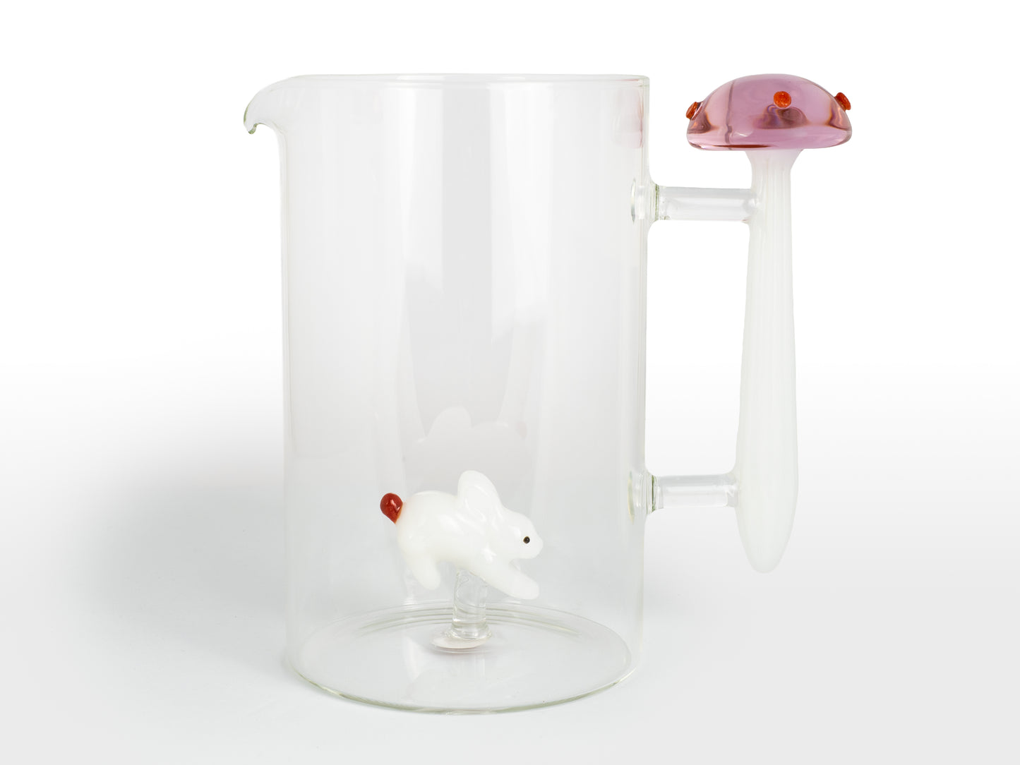 JARRA WHITE RABBIT PINK MUSHROOM
