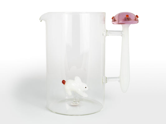 JARRA WHITE RABBIT PINK MUSHROOM
