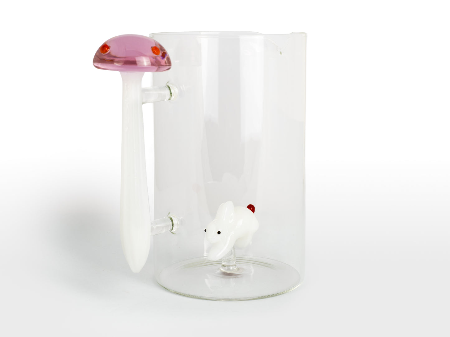 JARRA WHITE RABBIT PINK MUSHROOM