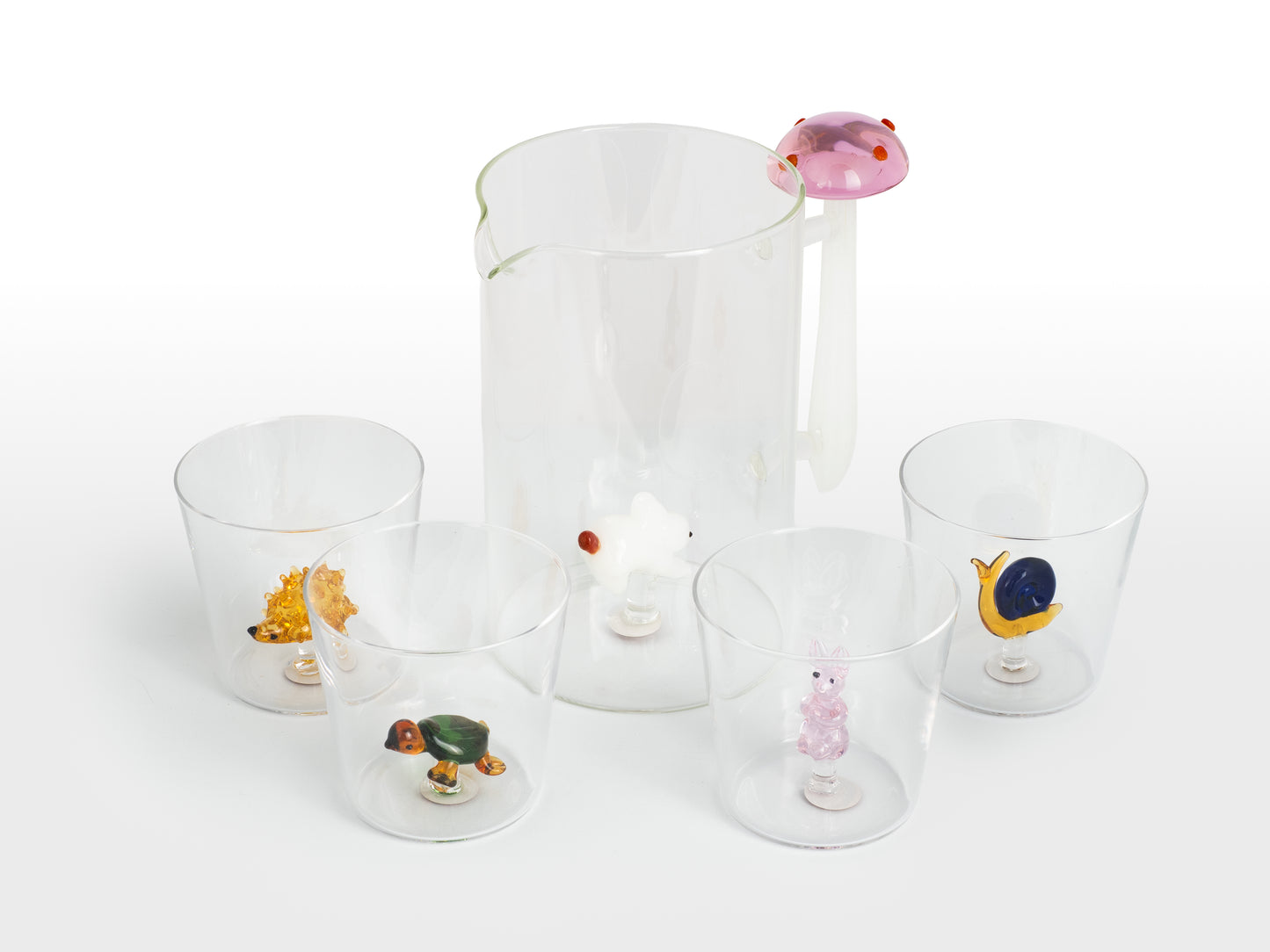 JARRA WHITE RABBIT PINK MUSHROOM