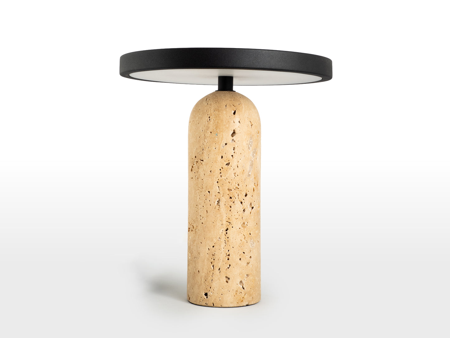 LÁMPARA DE MESA TRAVERTINO NATURAL