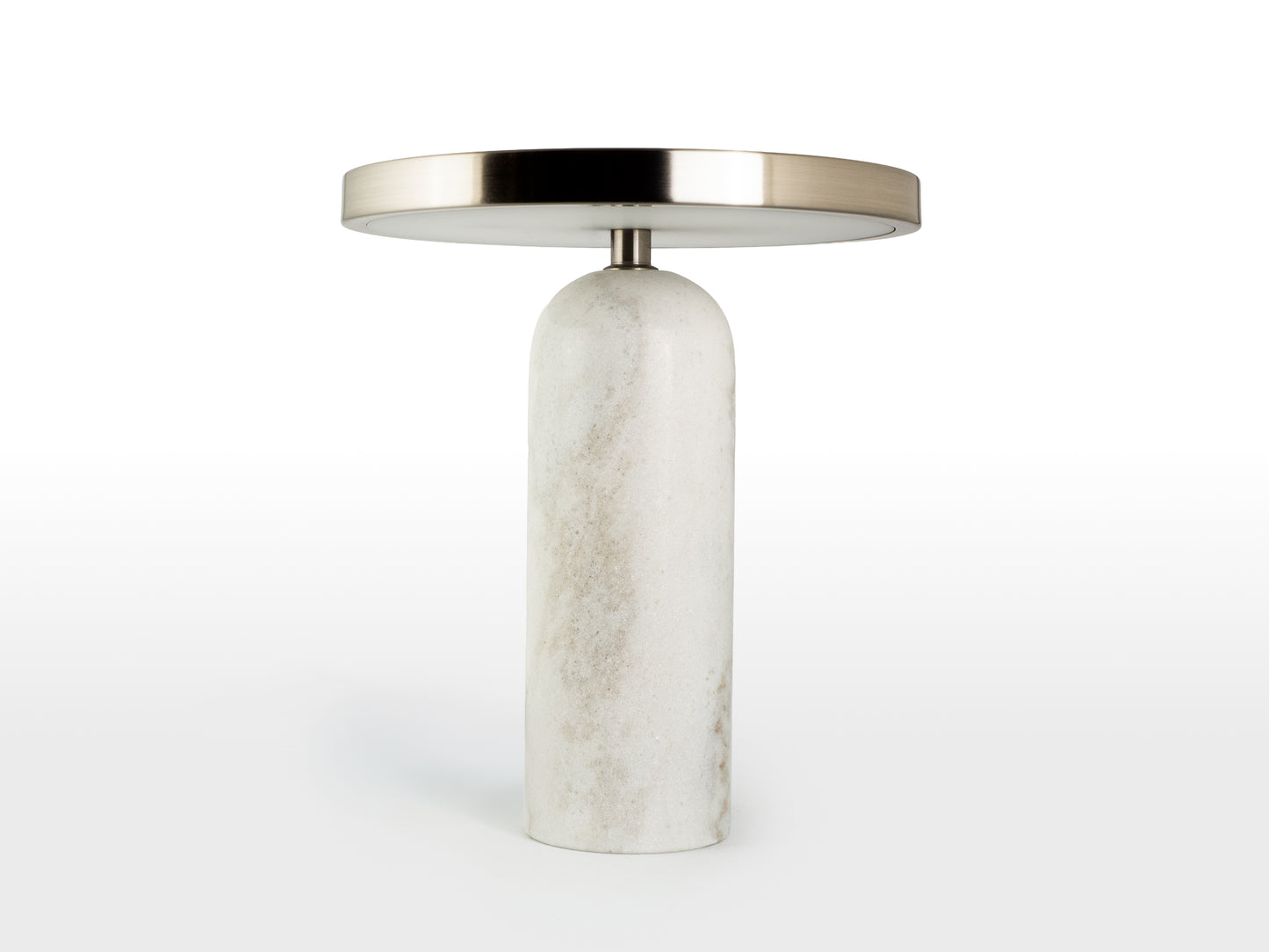 LÁMPARA DE MESA MARMOL BLANCO
