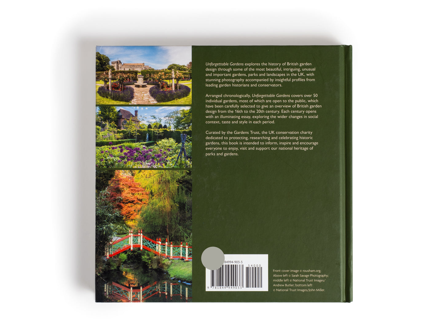 LIBRO - UNFORGETTABLE GARDENS