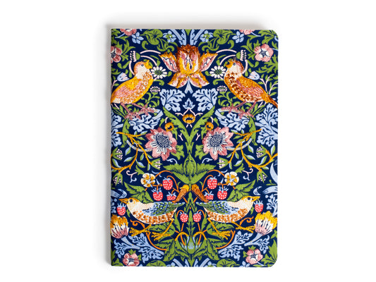 CUADERNO WILLIAM MORRIS STRAWBERRY B5 JOURNAL GALISON