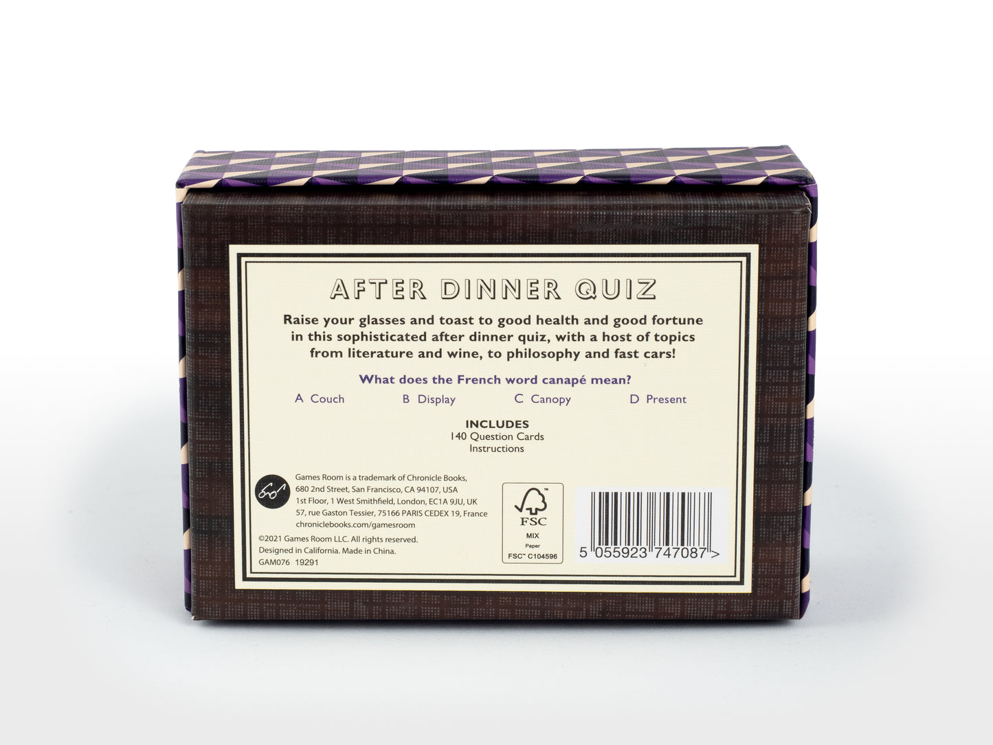 JUEGO - AFTER DINNER TRIVIA