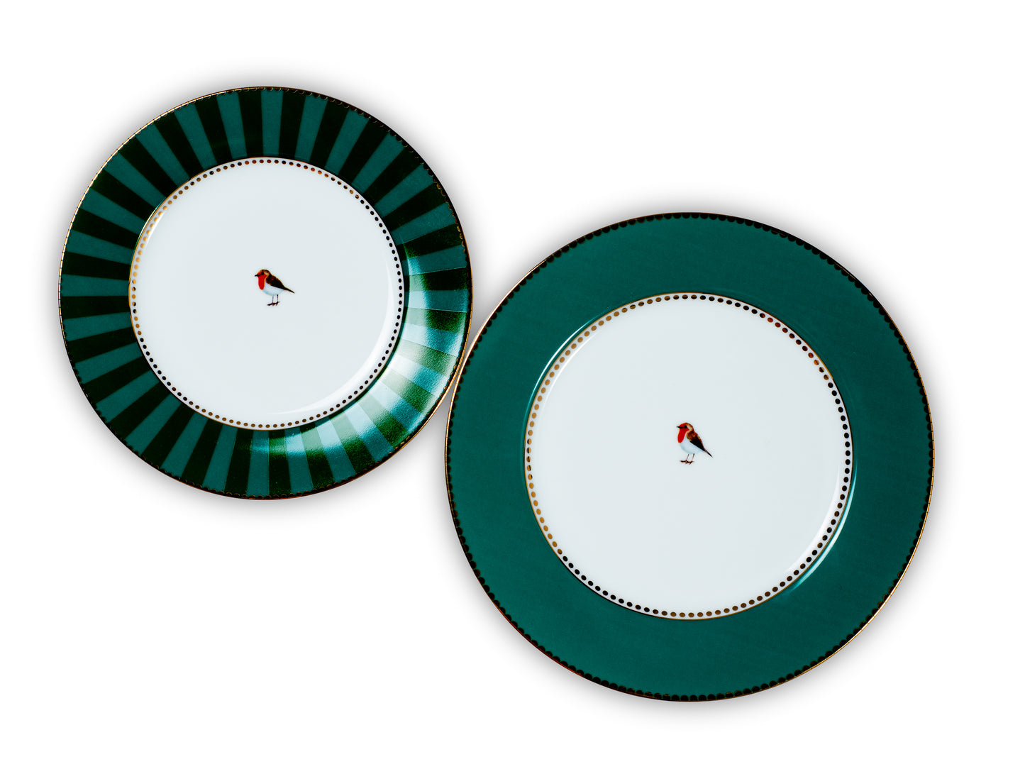 PLATO LOVE BIRDS EMERALD 21cm (SET X6)