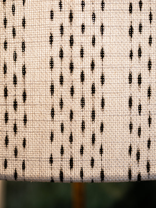 PANTALLA IKAT STRIPE NEGRA