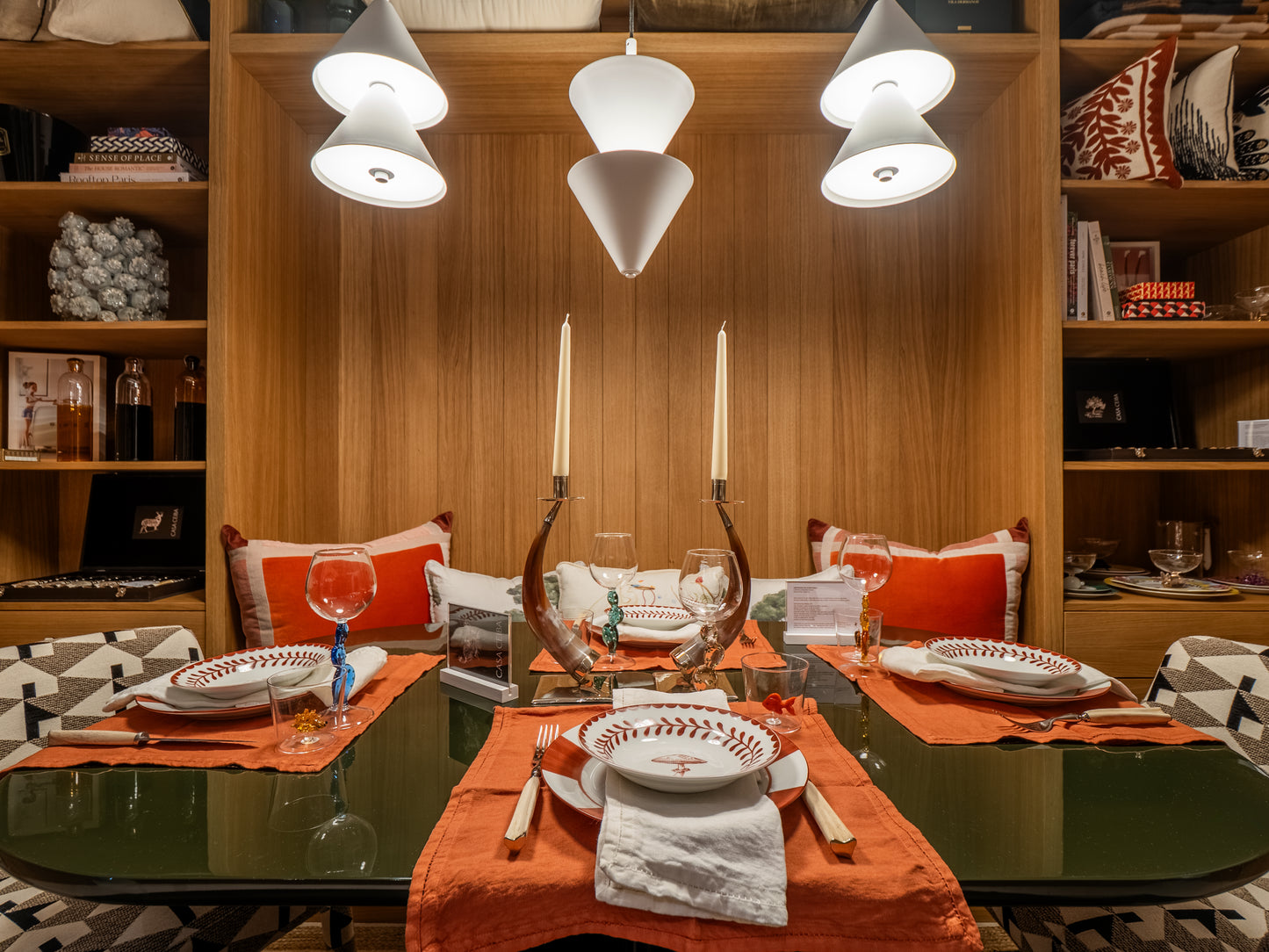 MESA COMEDOR VERDE INGLES