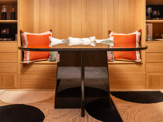 MESA COMEDOR VERDE INGLES