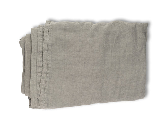 MANTEL LINO LAVADO GRIS PLOMO (160X250)