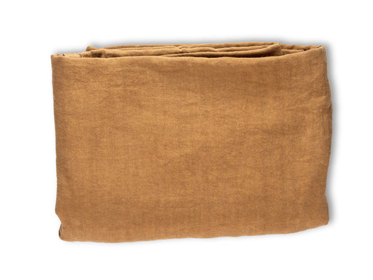 MANTEL LINO LAVADO BRONCE (160X250)