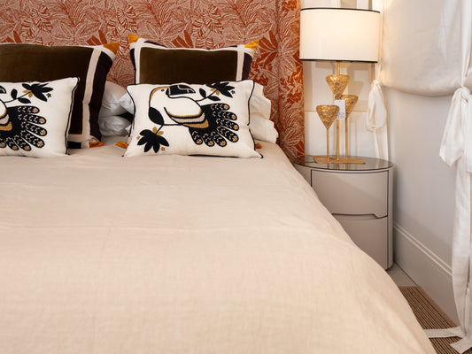 FUNDA NORDICA LINO BEIGE (150X220)