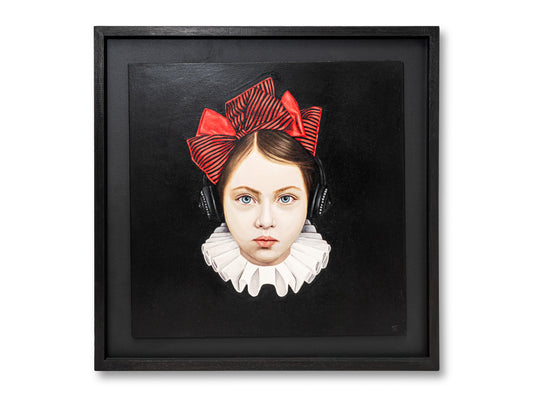 CUADRO "NIÑA CON MOÑO" (BIANCA TESSORE)