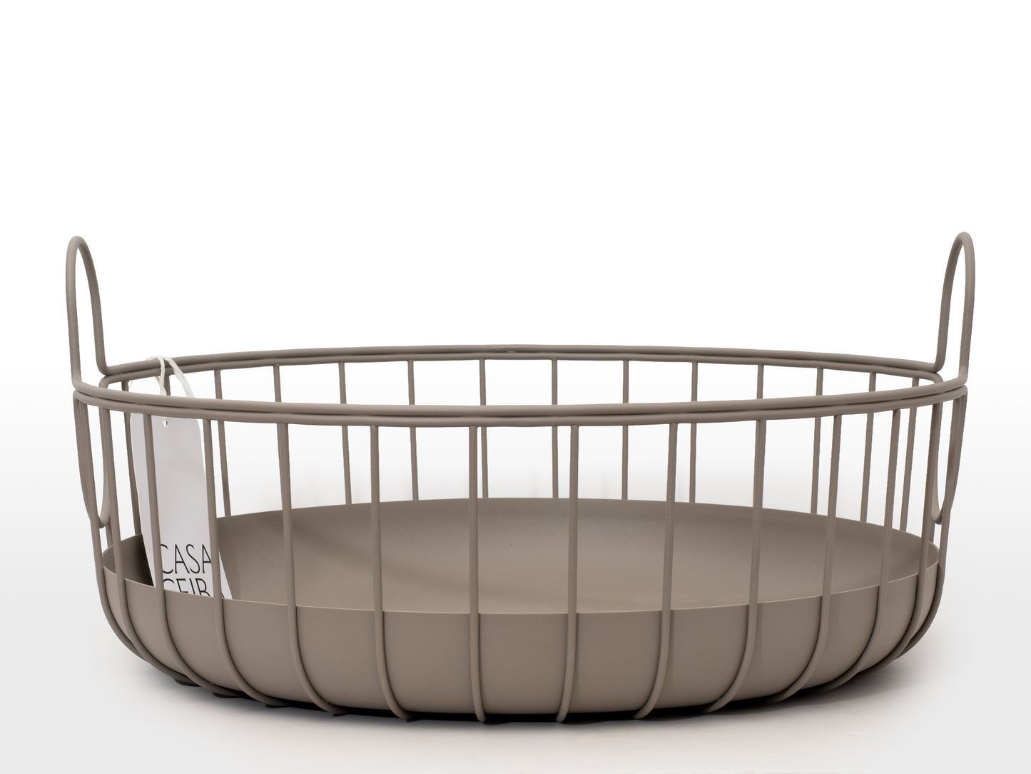 CESTA BAJA INU TAUPE - 38X18cm