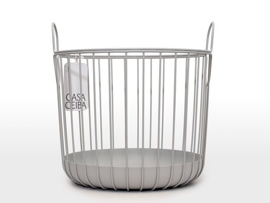 CESTA ALTA INU GRIS SUAVE - 30X30.5cm