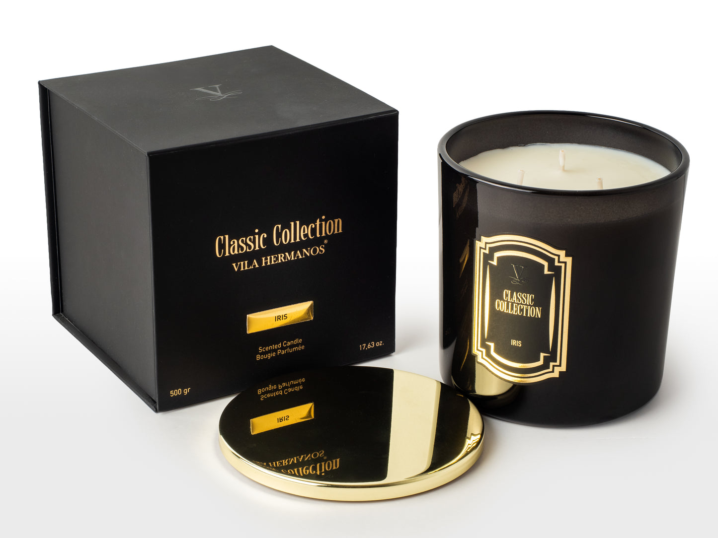 VELA VASO IRIS 500gr