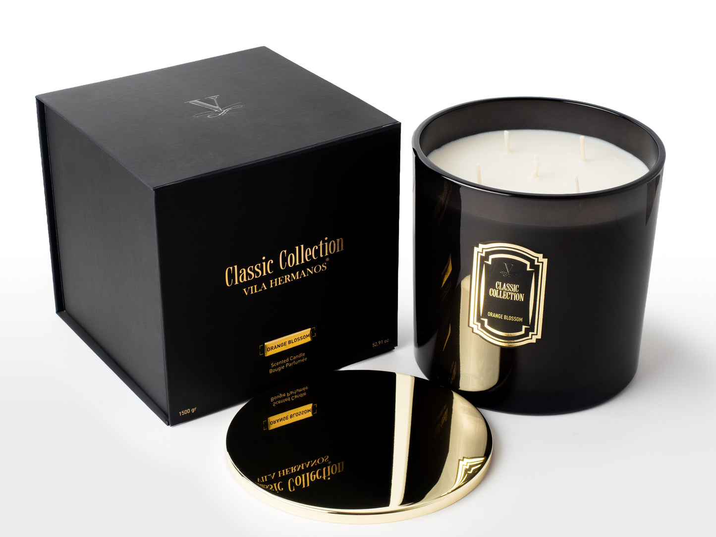 VELA VASO ORANGE BLOSSOM 1450gr