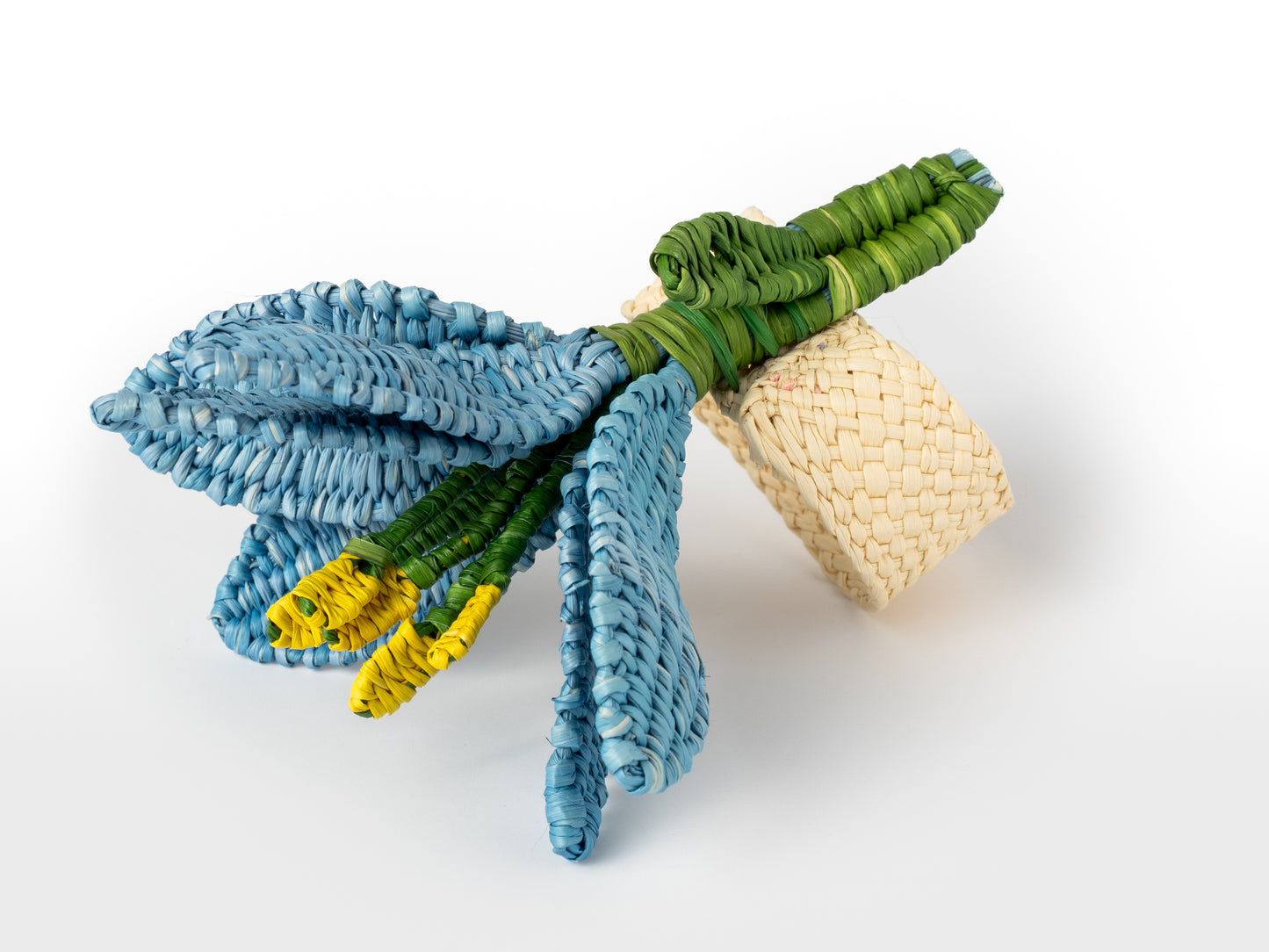 SERVILLETEROS LIRIO AZUL (PACK X8)