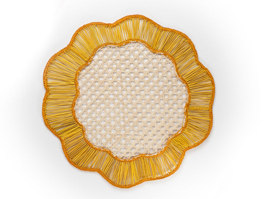 INDIVIDUAL BRISA (AMARILLO/NARANJA) (PACK X8)