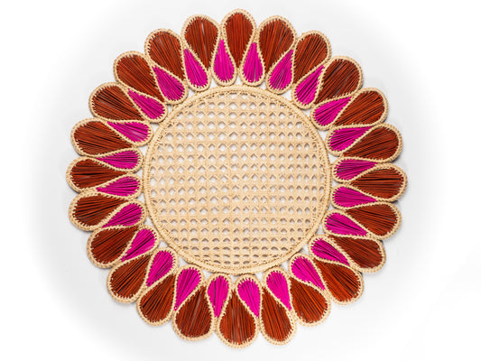 INDIVIDUAL GOTAS (TERRACOTA/FUCSIA) (PACK X8)