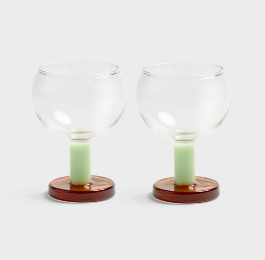 VASOS CANTINE AMBAR (SET X2)