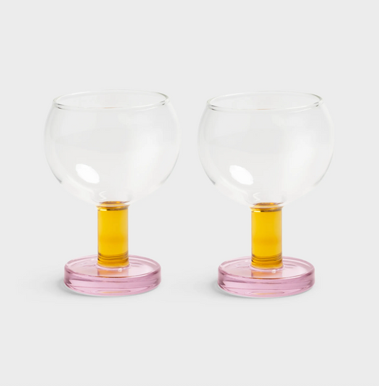 VASOS CANTINE ROSA (SET X2)