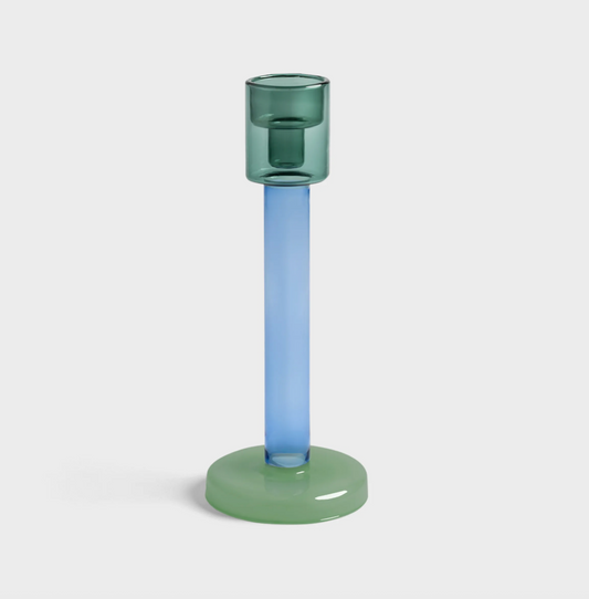 CANDELABRO BOLE VERDE/JADE (PACK X1)