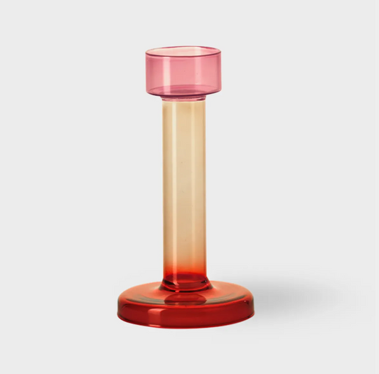 CANDELABRO BOLE ROJO/ROSA (PACK X1)