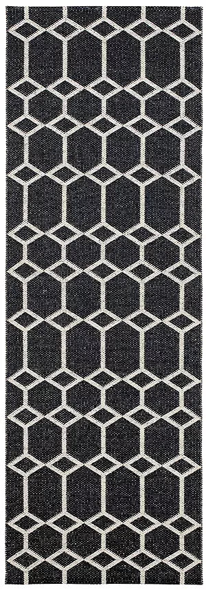 ALFOMBRA INGRID NEGRO 70X250