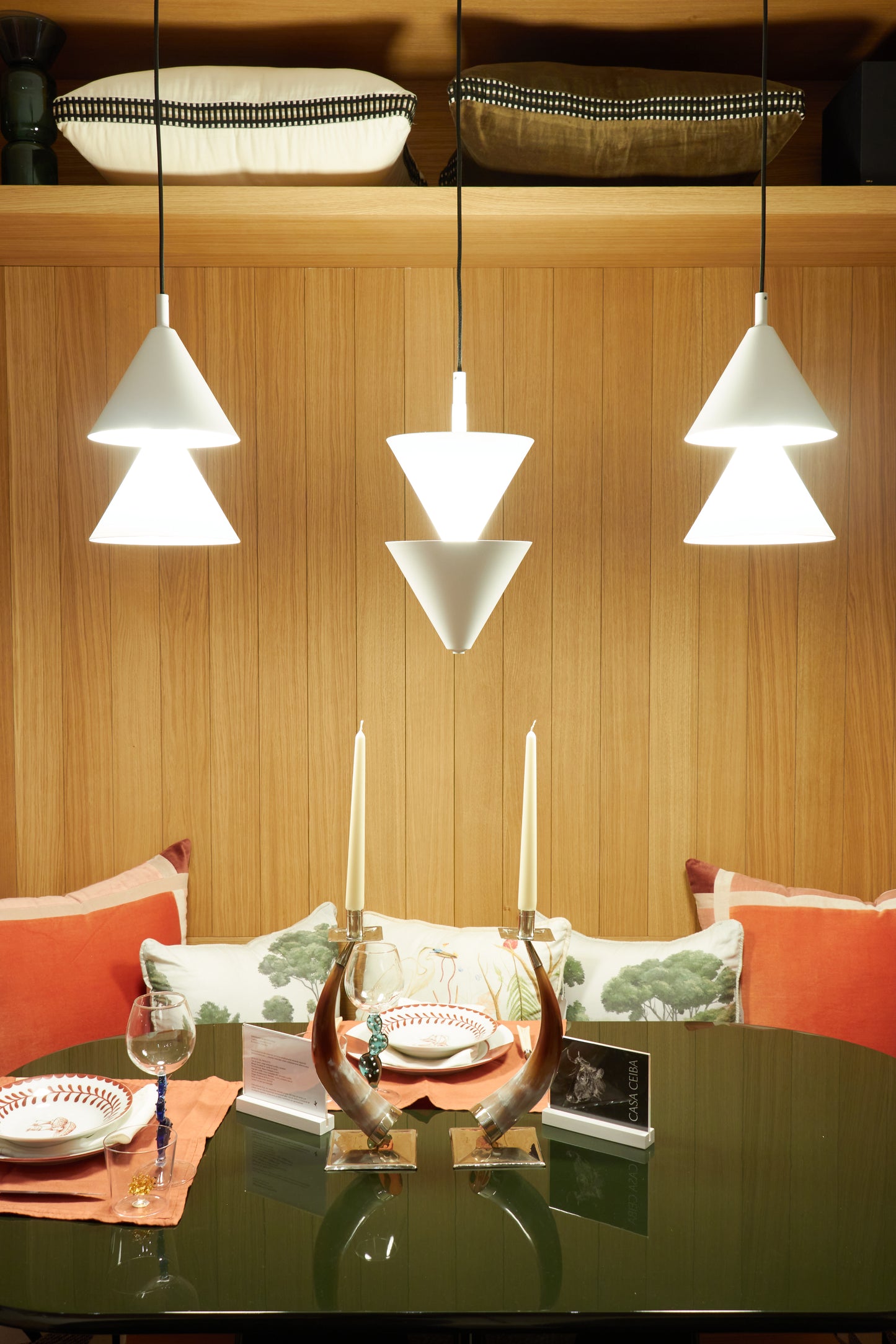 CANDELABRO - CUERNO DE VACA Y ALPACA (SET X2)