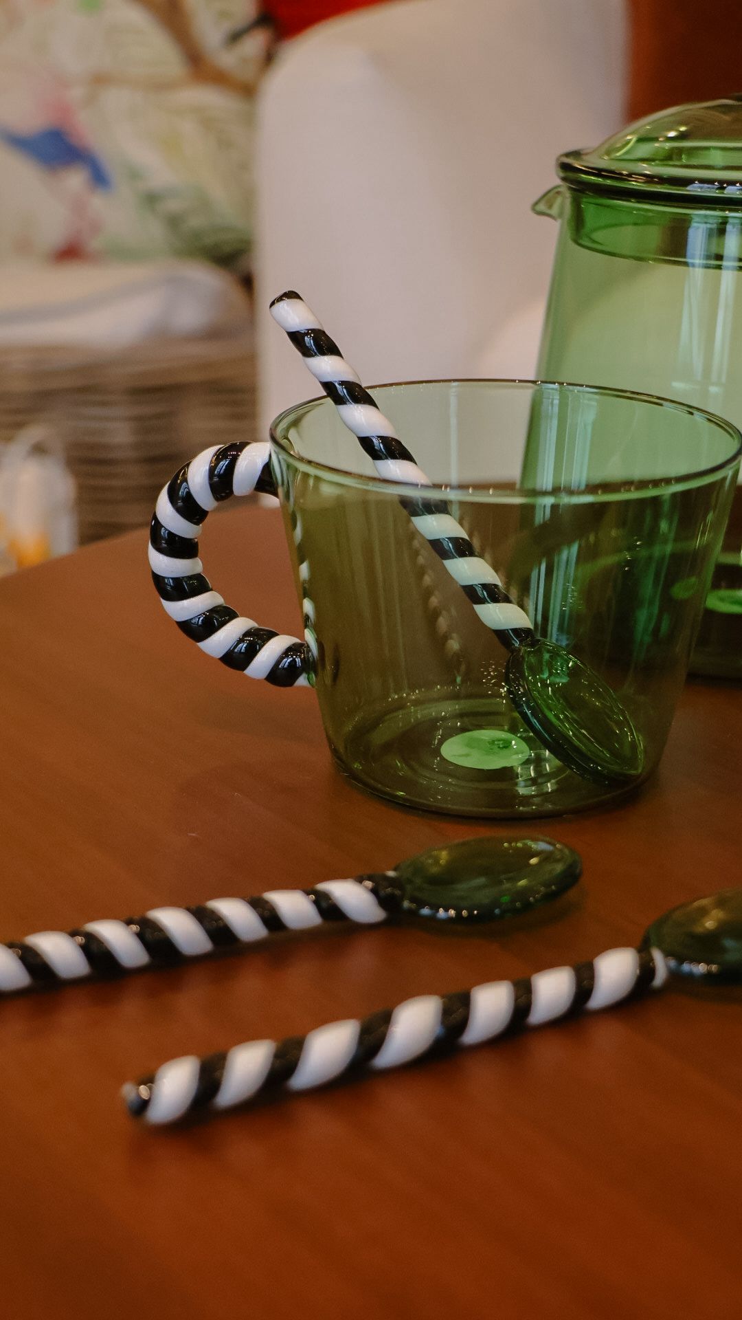 CUCHARAS DUET VERDES (SET X4)