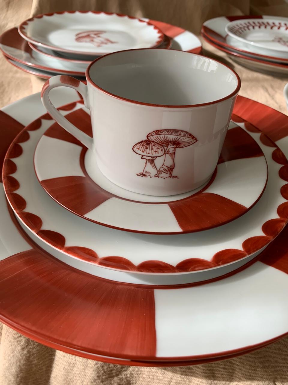 TAZAS SETAS (SET X12)